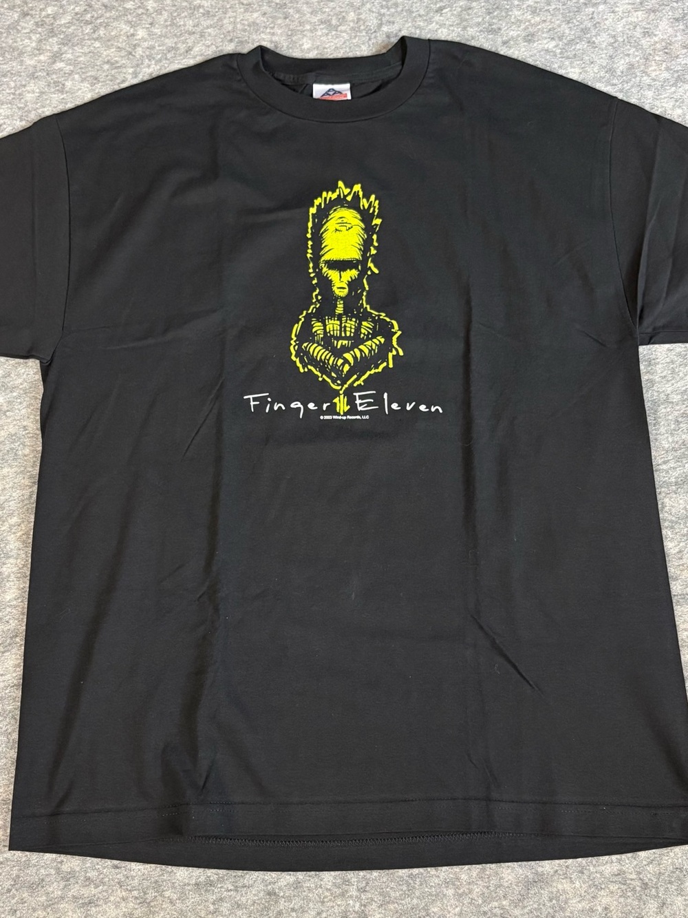 Finger Eleven Y2K Rock Men's Black T-Shirt 2003 XL